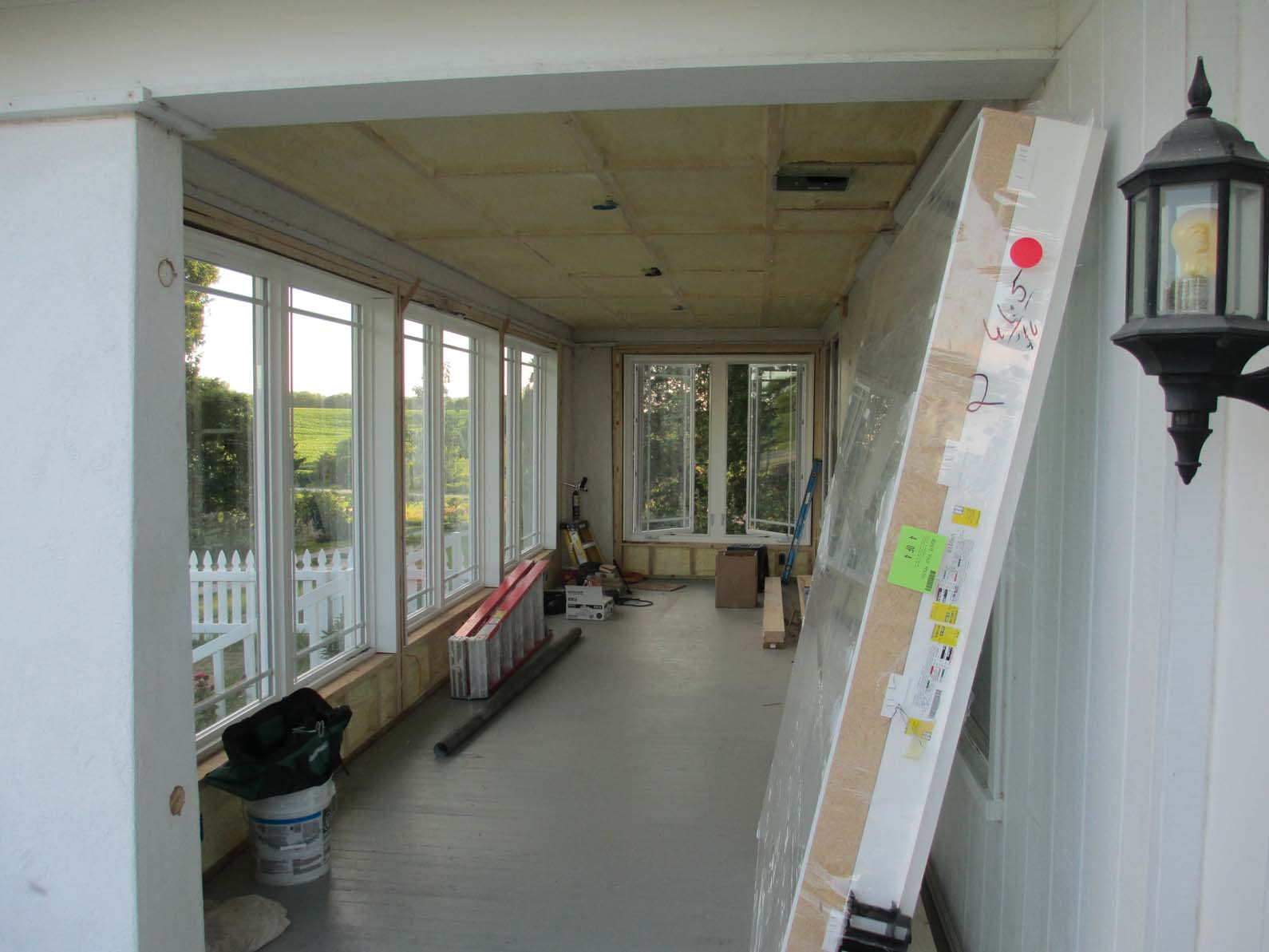 Garden Fancy Sunroom Progress Report (Construction Finished!)