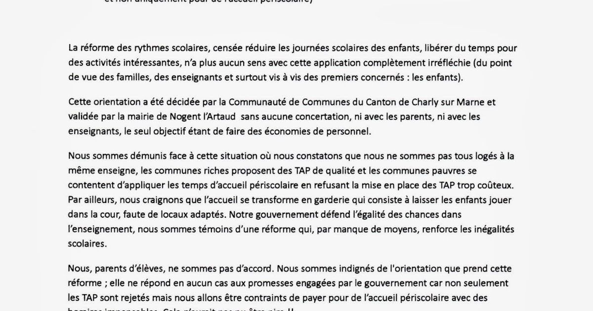 lettre inspection académique