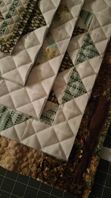 Rhinestones mini quilt
