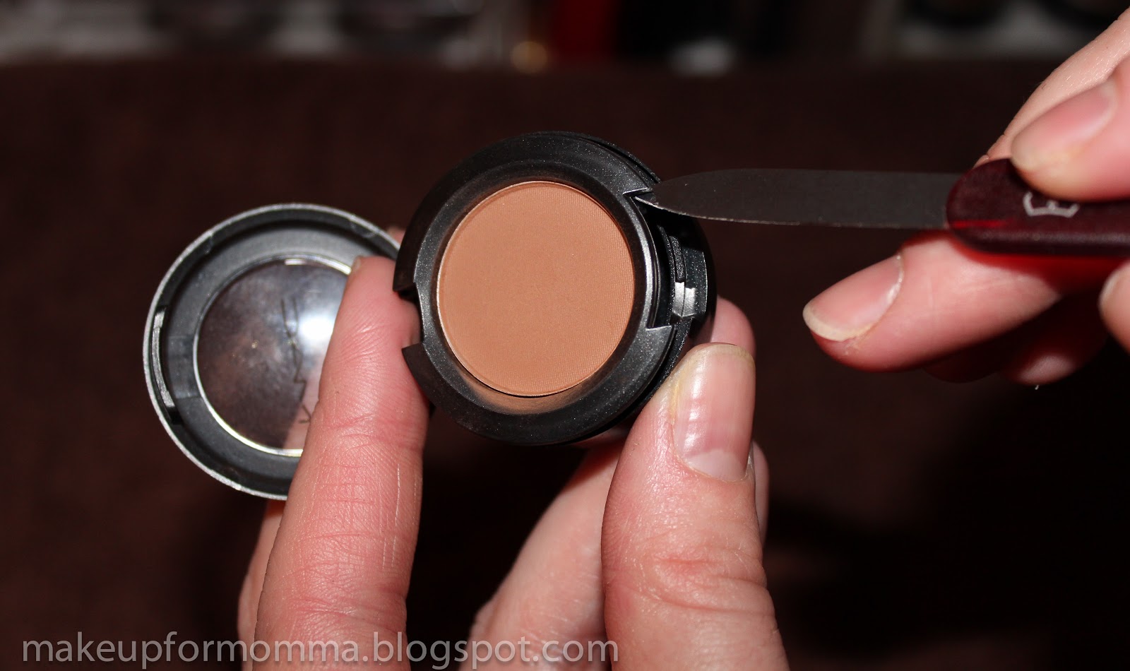 Makeup For Momma How To Depotting MAC Eyeshadows