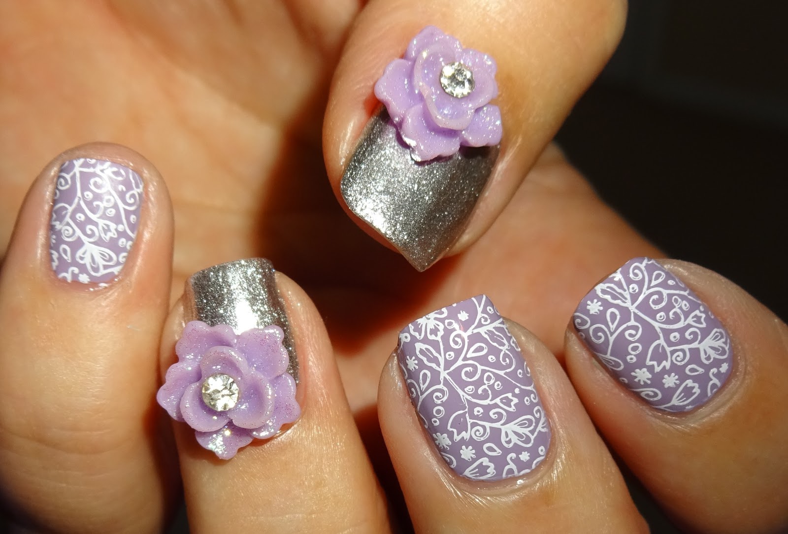 Wendy's Delights 3D Flower Nail Charms from Charlies Nail Art