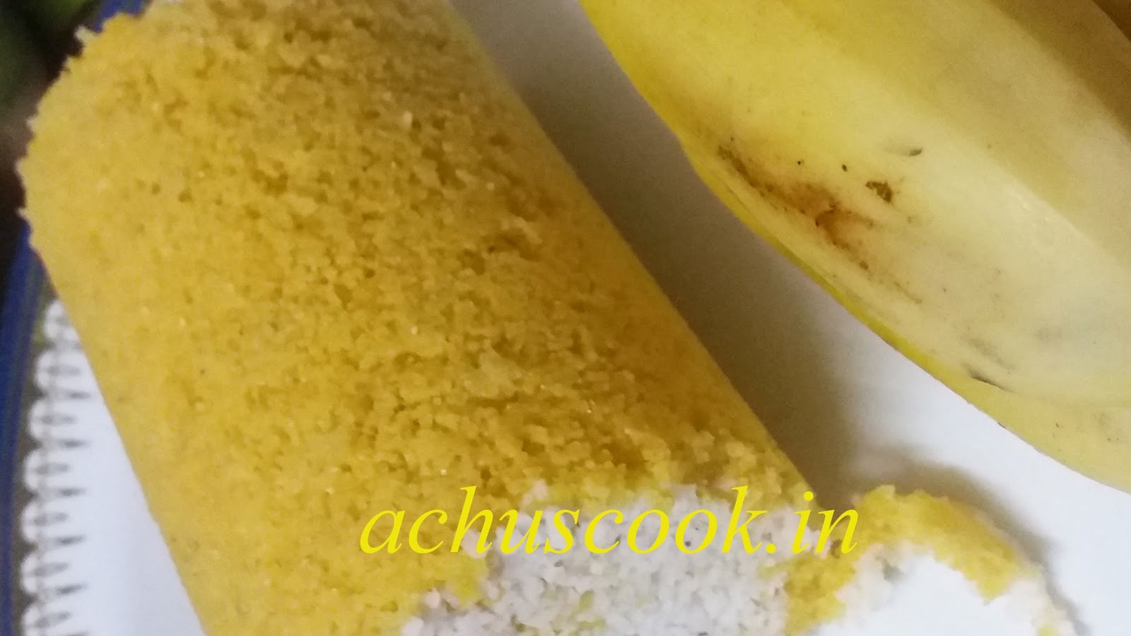 Chola Puttu/ Corn flour Steamed cake Achus Cook
