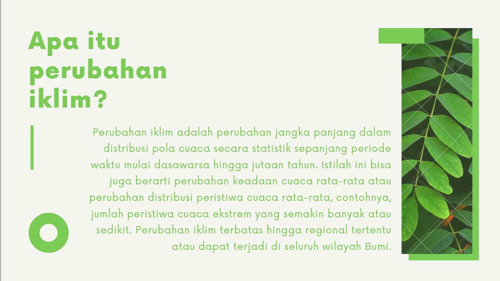 Kesepakatan Global Internasional Tentang Perubahan Iklim KakaKiky
