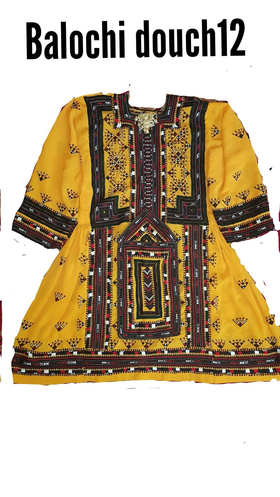 balochi dress design 2018
