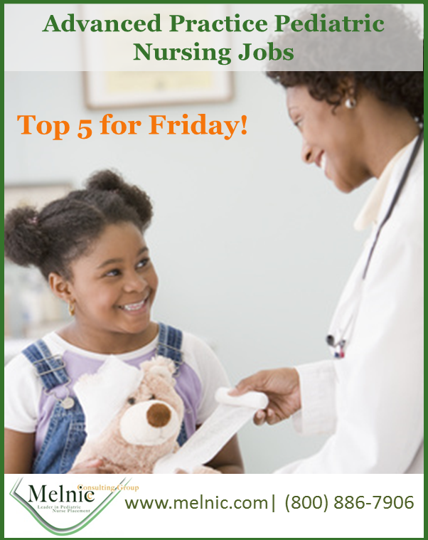 Jobs! Nurse Practitioner and Physician Assistant Pediatric Advanced