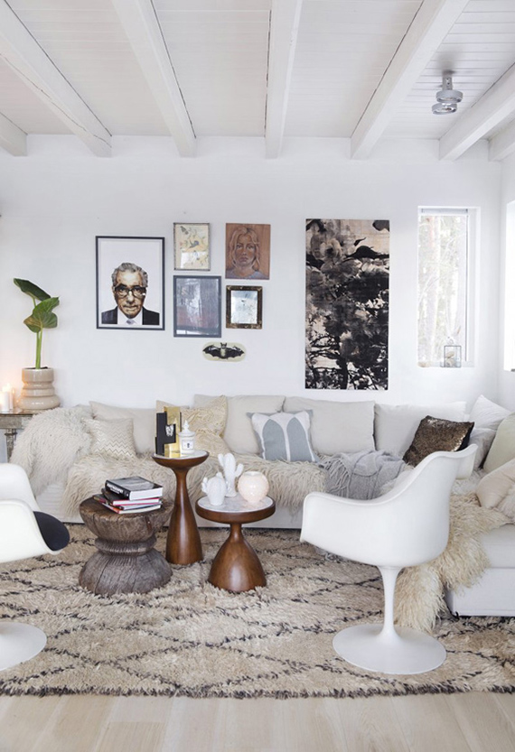 Sophisticated cozy living room via KK Living 