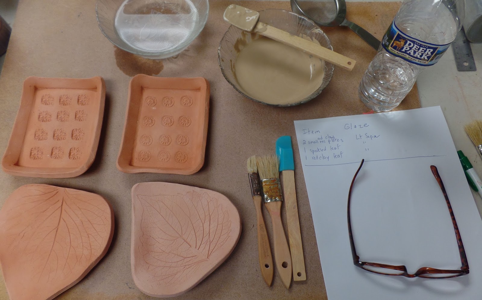 Blue Starr Gallery Brushing Glazes Tutorial