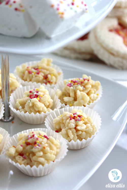 White Chocolate Crackles - Last Minute Sprinkles Party