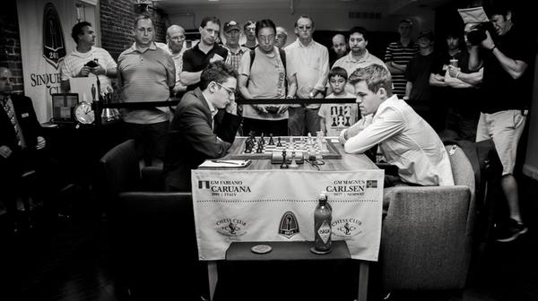 Magnus Carlsen et Fabiano Caruana s'affronteront à Saint-Louis © Chess & Strategy