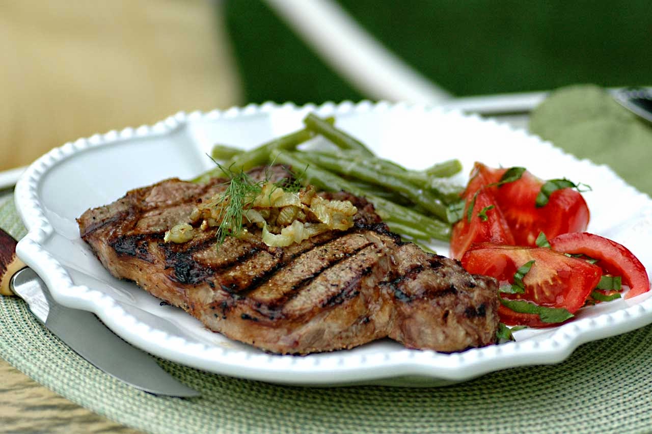 Savoring Time in the Kitchen Steak Dinner with Roasted Green Beans and