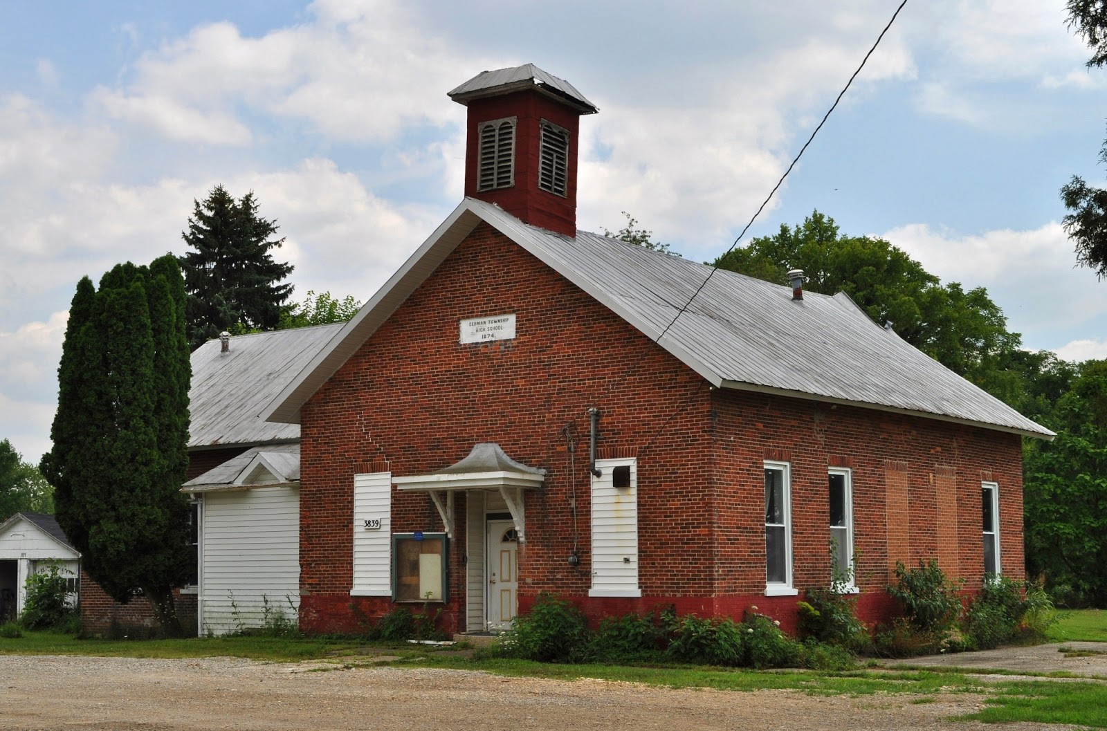 OHIO ONE ROOM SCHOOLHOUSES/CLARK COUNTY GERMAN TOWNSHIP HIGH SCHOOL