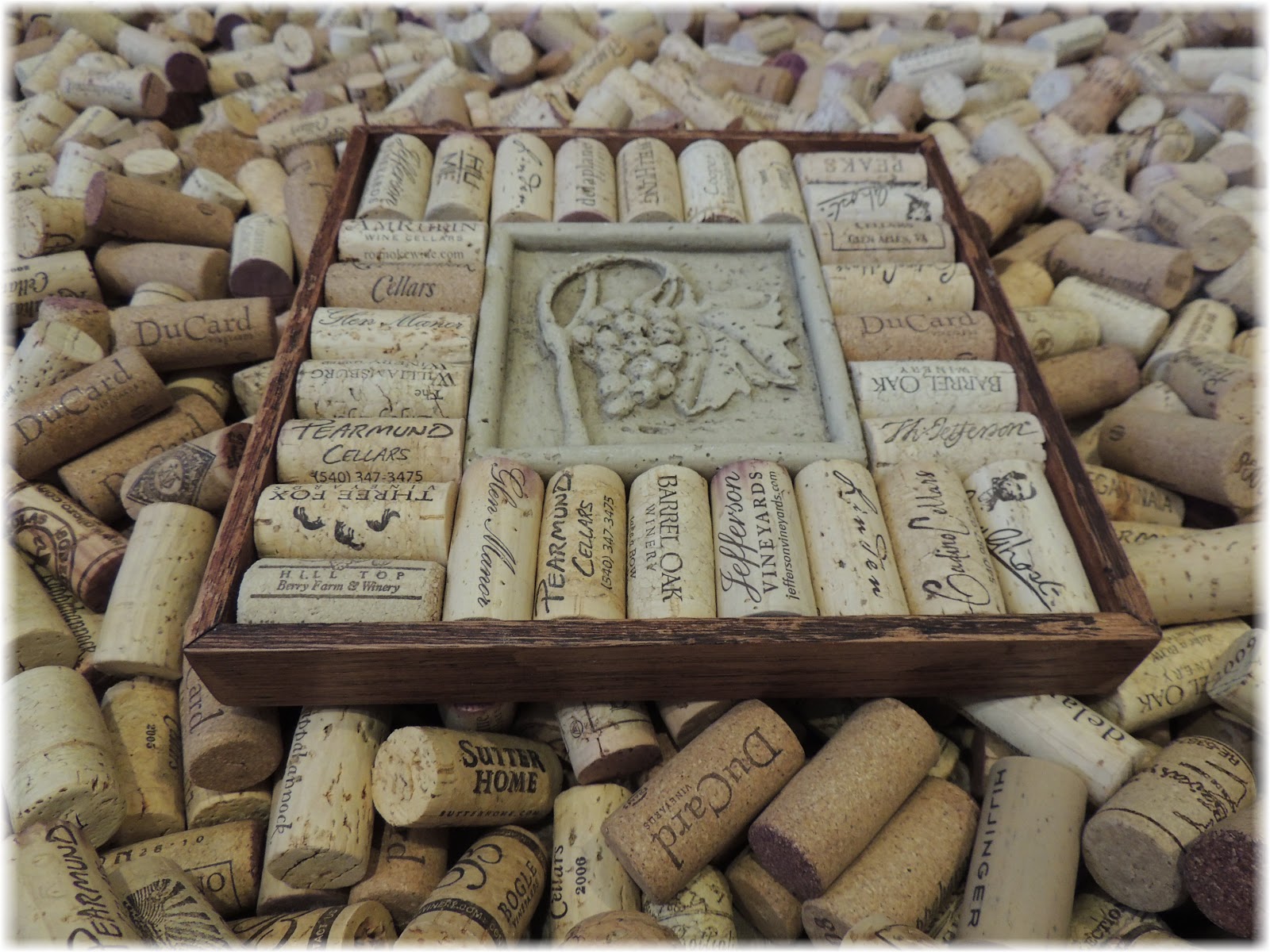 Cork To Barrel Recycled Wine Bottle Cork Trivet