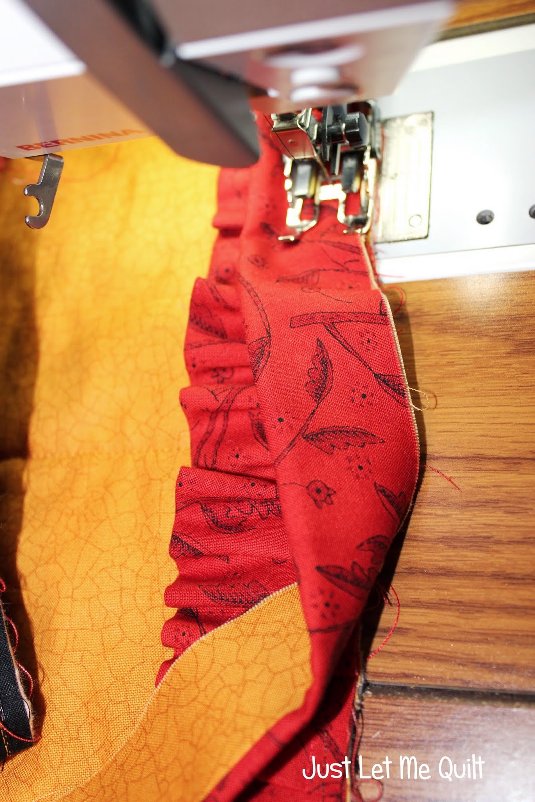 Just Let Me Quilt Ruffled Binding...So Easy!