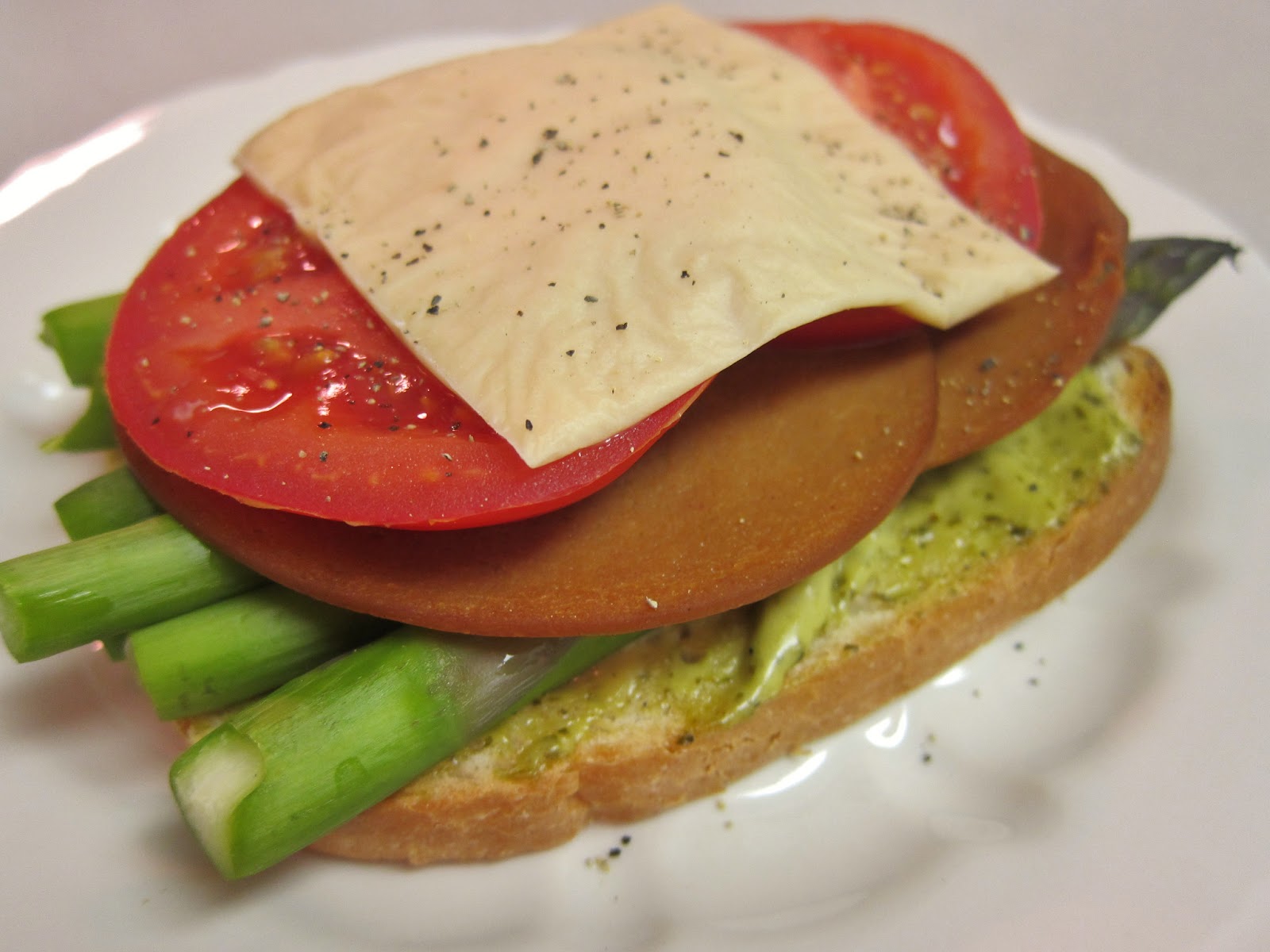 The Vegan Chronicle Asparagus Melt with Pesto Spread