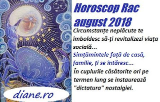Horoscop Rac august 2018
