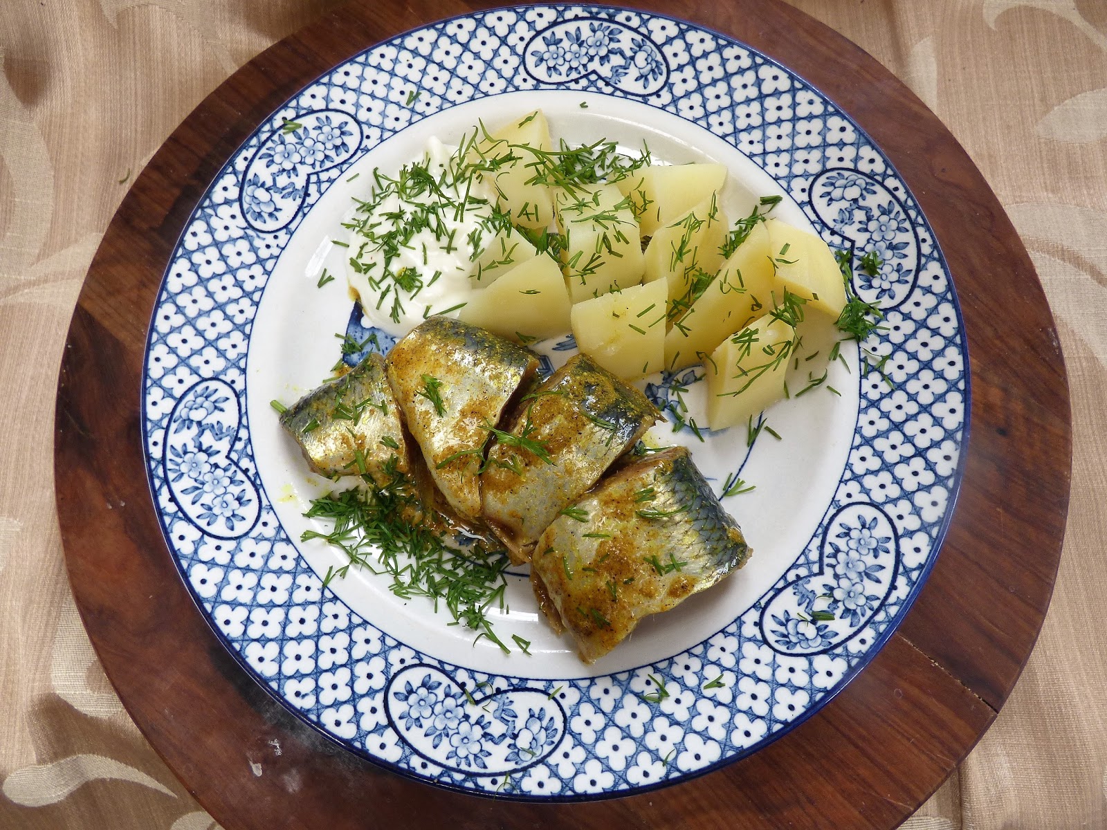 Chez Maximka Herring in mustard marinade