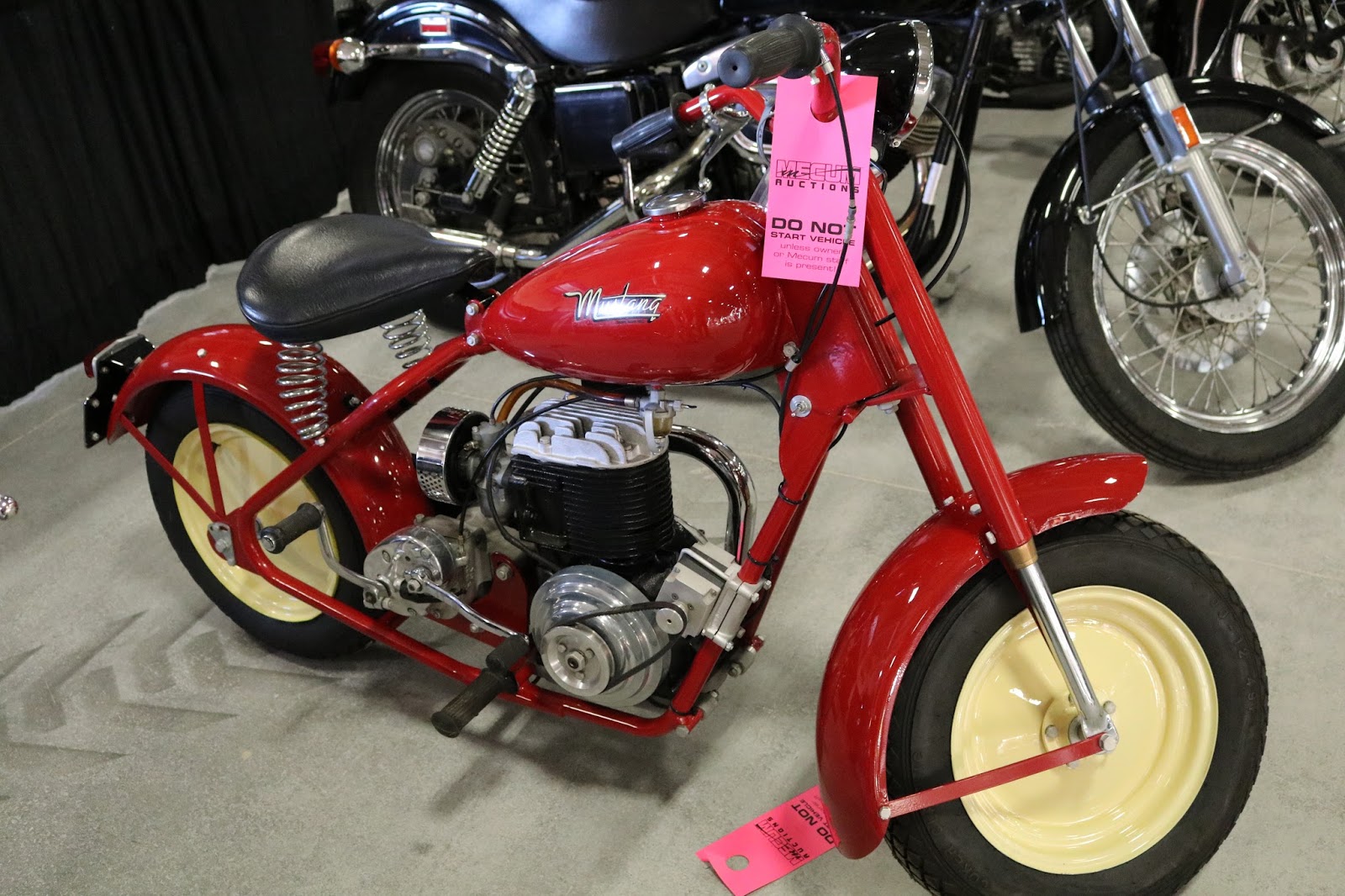 OldMotoDude: 1949 Mustang Model 2 sold for $9,000 at the 2017 Mecum Las