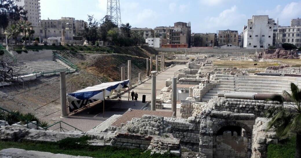 4th century imperial bath complex inaugurated in Egypt's Alexandria