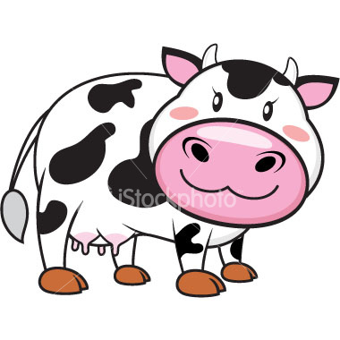 Wallpaper cow cartoon