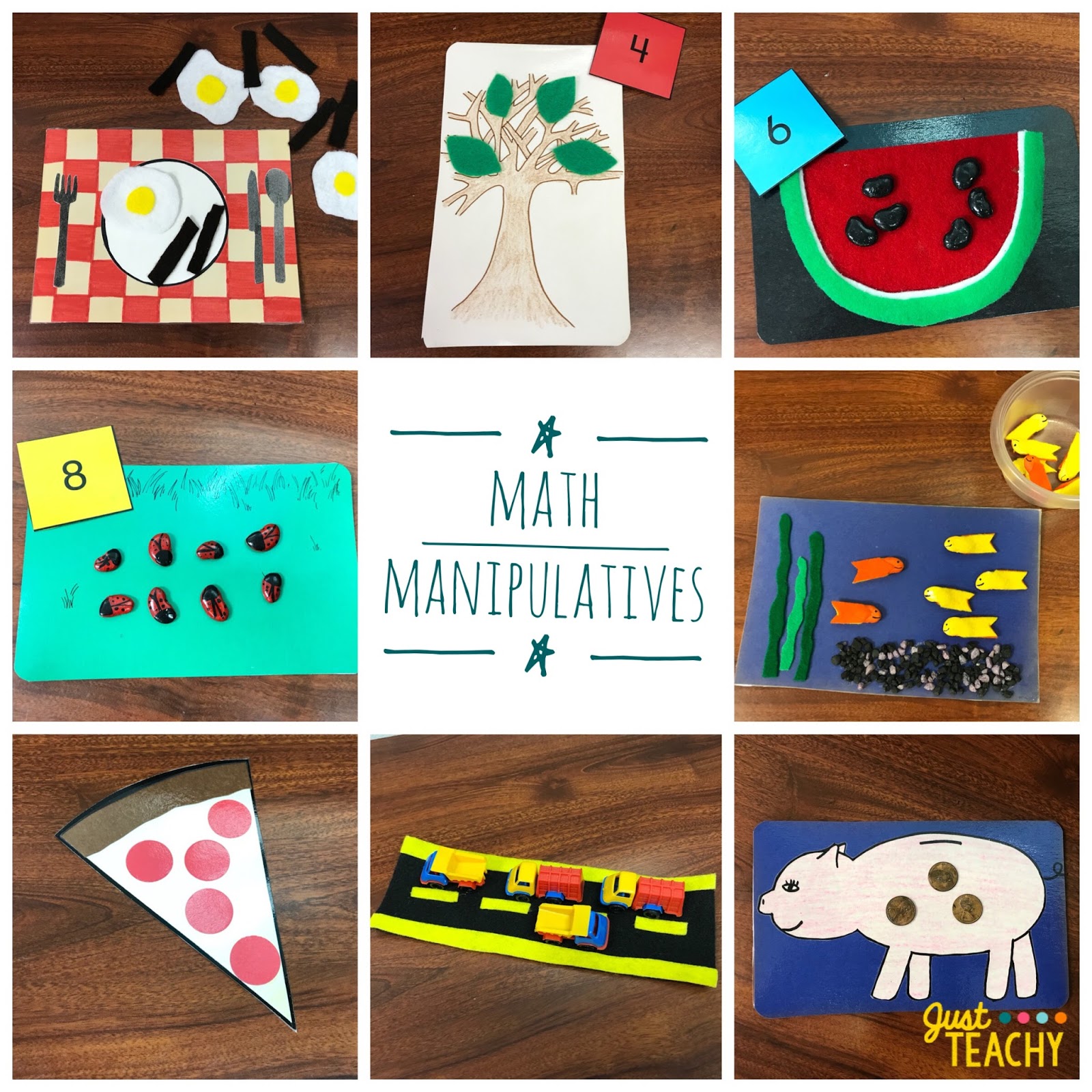 Handmade Math Manipulatives Just Teachy