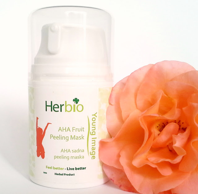 Herbio naravna kozmetika AHA sadna peeling maska