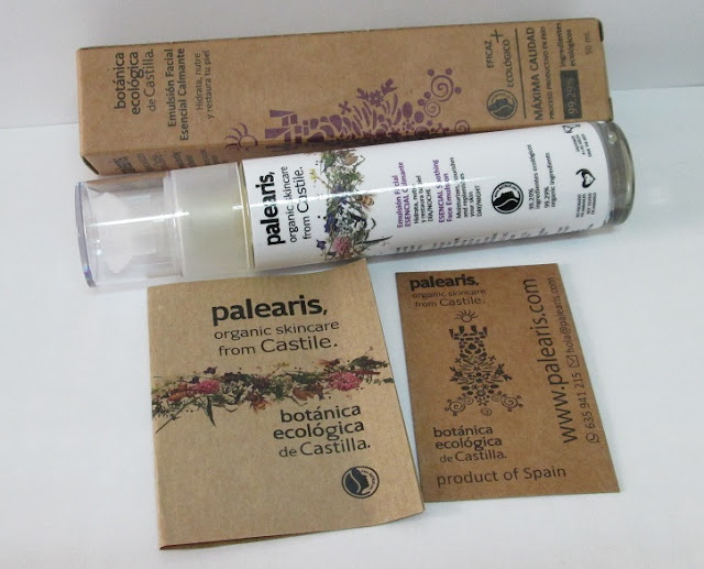 "Palearis, Organic Skincare": Emulsión Facial Esencial Calmante