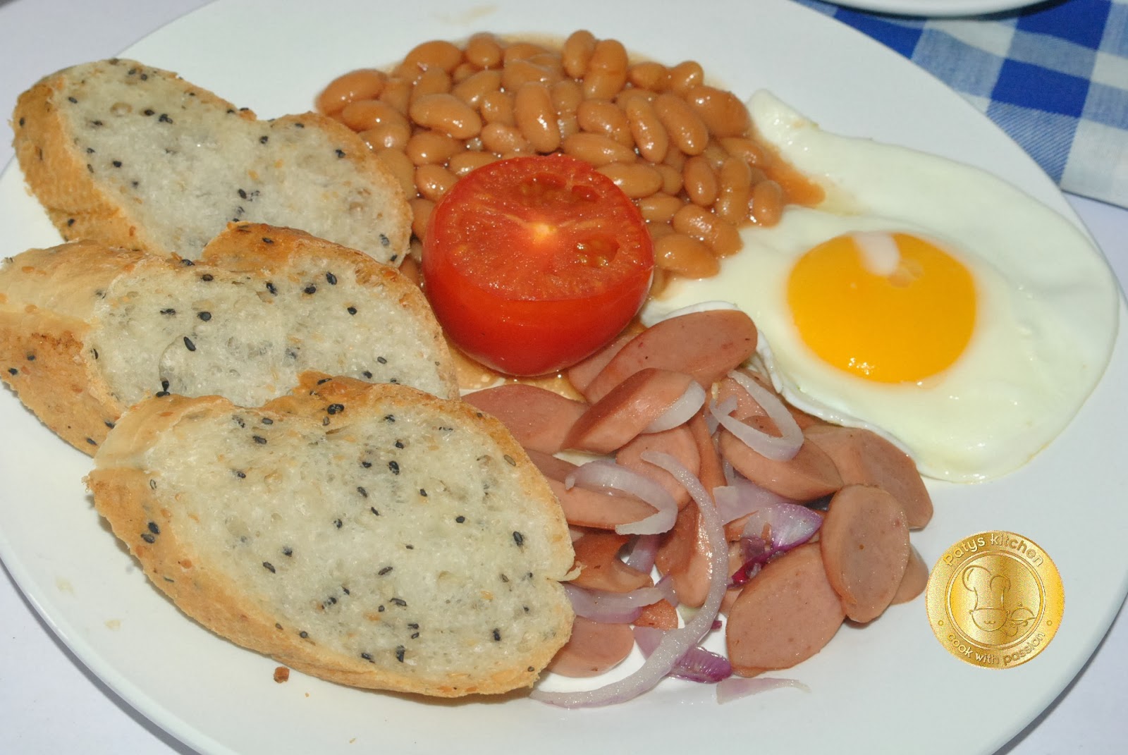 PATYSKITCHEN LAZY SUNDAY BREAKFAST SIMPLE ENGLISH BREAKFAST