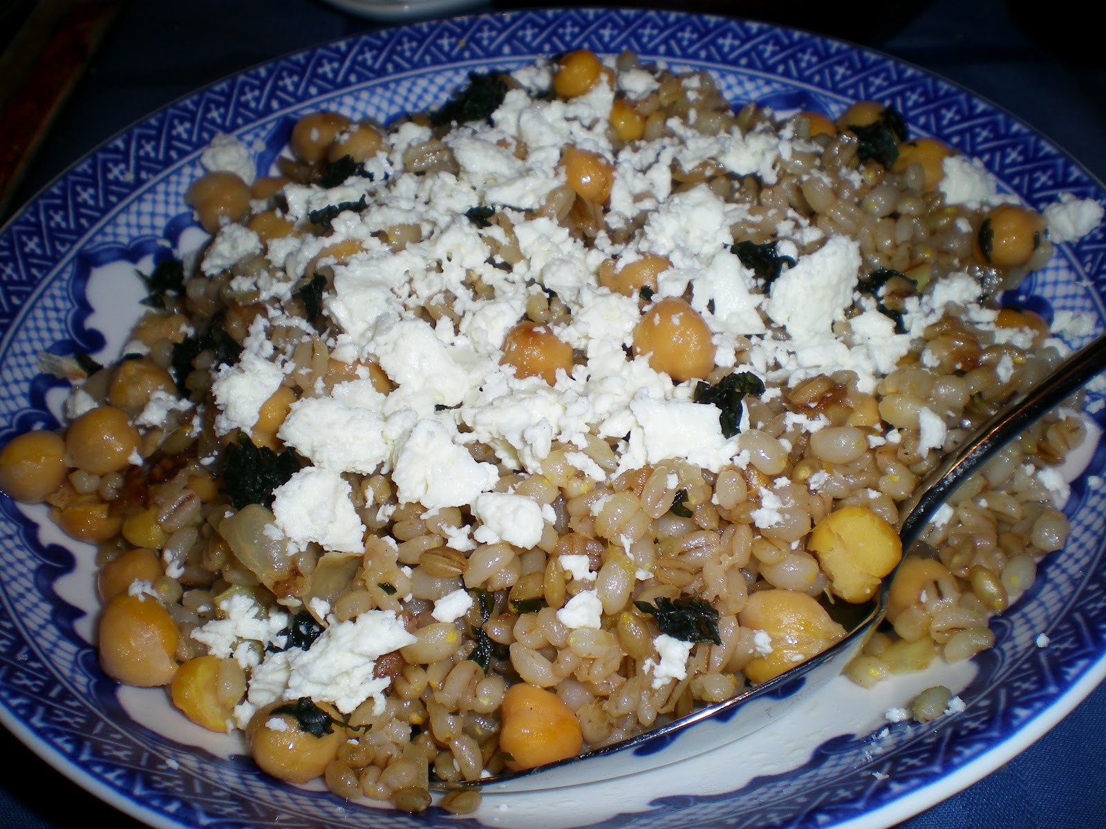 Chickpea & Barley Side Dish ~ From Anne's Kitchen