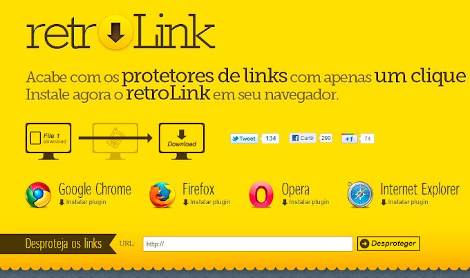 Retrolink ajuda a burlar links protegidos