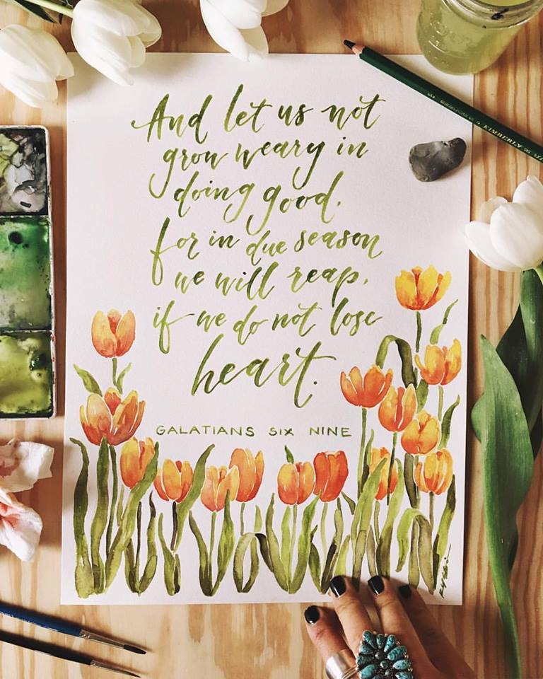 My Paisley World Watercolor Scripture Art by GraceLaced