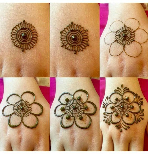 20 Step By Step Mehndi Designs For Beginners Bling Sparkle