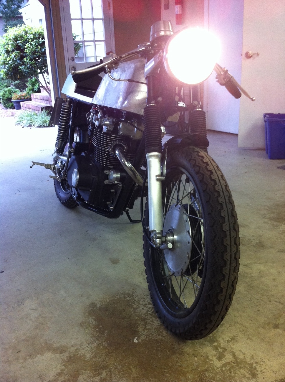 fork boots/ gators | Honda Twins