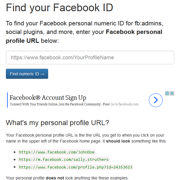 Cara Menemukan ID Facebook