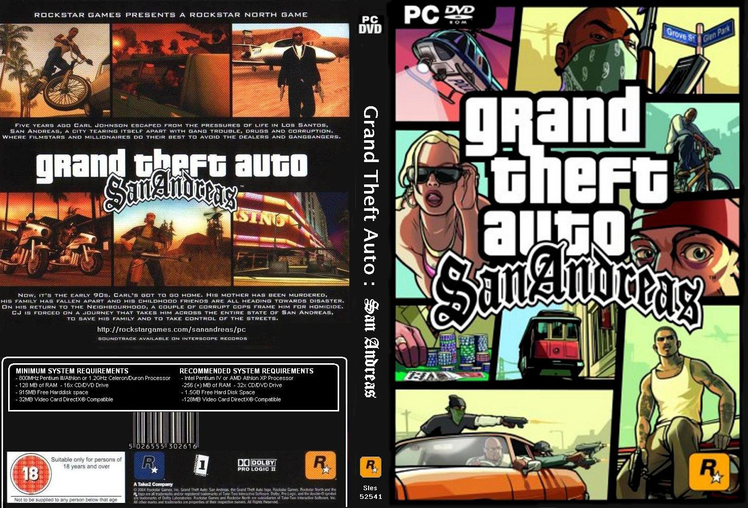 CHEAT Grand Theft Auto : San Andreas PC - Nemophobia