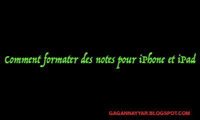 Comment formater des notes pour iPhone et iPad Comment formater des notes pour iPhone et iPad