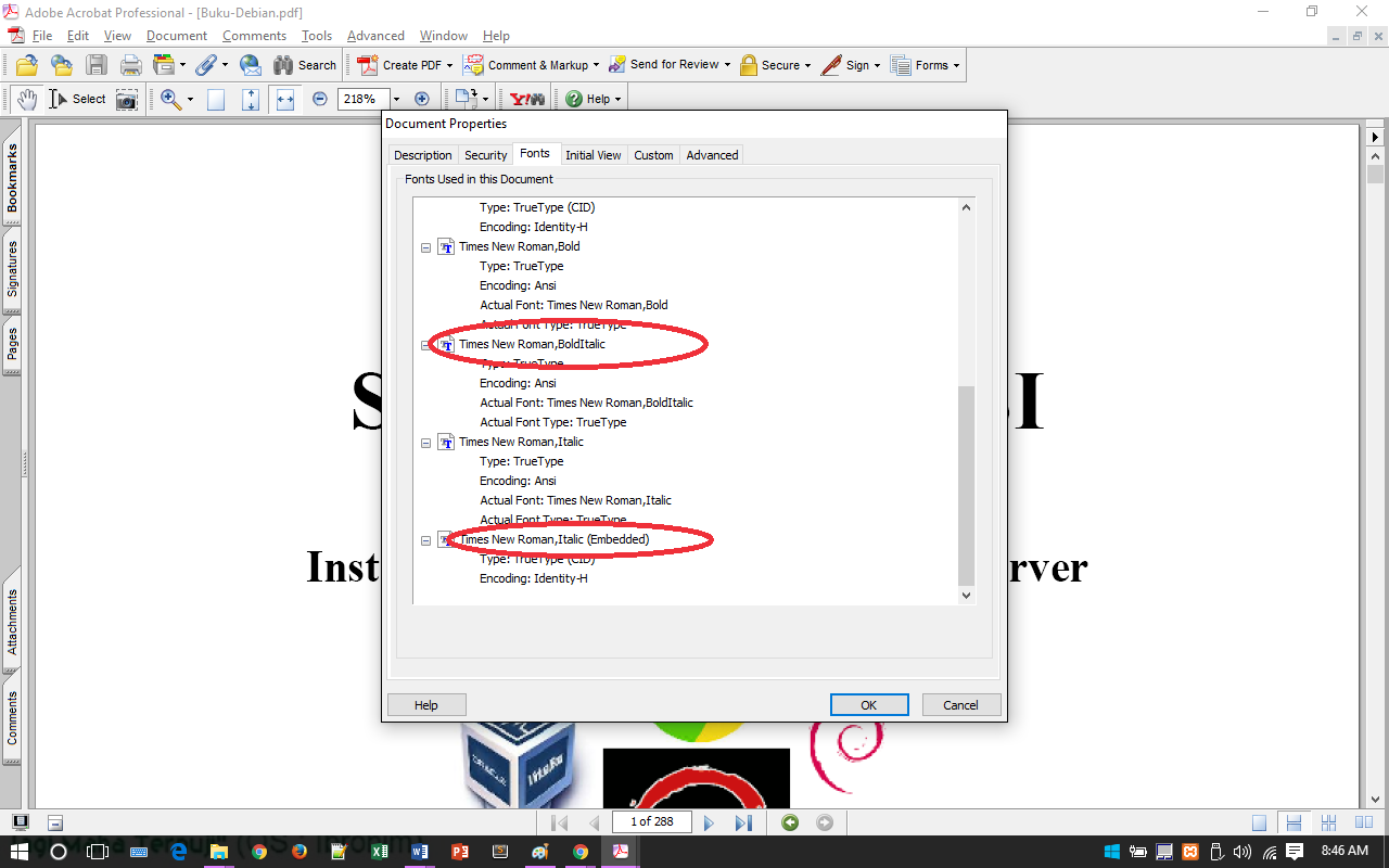Resolve and how to fix font not embed in pdf for edas Technology