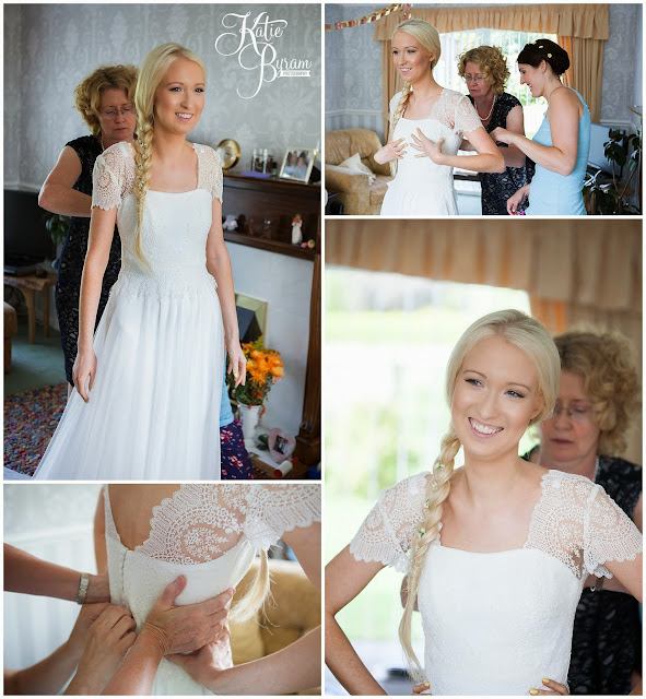 bride getting ready, camper van hire newcastle, wedding camper van northumberland, eshott hall, eshott hall wedding, morpeth wedding, katie byram photography, vintage wedding