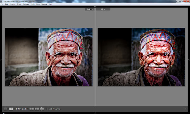 Adobe launched 'Adobe Photoshop Lightroom 5.0 Beta' on 15th April 2013 and it's freely available for everyone at - http://labs.adobe.com/technologies/lightroom5/ . After installation on Windows7 machine, I noticed Radial Filter on top part of Develop Module in 5th version of Lightroom. Let's check out what exactly this tool does and how it makes difference to photographs.After opening above photograph in Lightroom 5.0, select Radial Filter tool on right side of gradient tool. Now select face with Radial filter and give appropriate shape to the selection. Around this circle, there are some white dots which help in resizing this selection. On the right, there are different sliders through which we can control exposure, contrast etc. Whatever we change, that only impacts outside the selected region. Just have a look at image below and you will get a sense. In this photograph blacks have been enhanced along with reducing clarity. I just spent 3-4 minutes on this photograph and this feature can be quite interesting.But I wish that we could have option to select multiple areas in a photograph.  