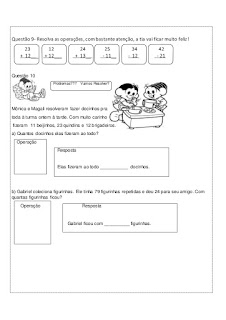 problemas de matematica para 2 ano