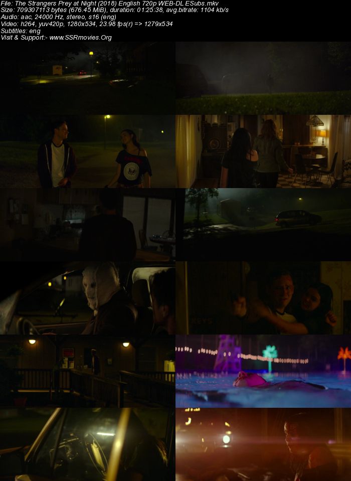 The Strangers Prey at Night (2018) English 720p WEB-DL