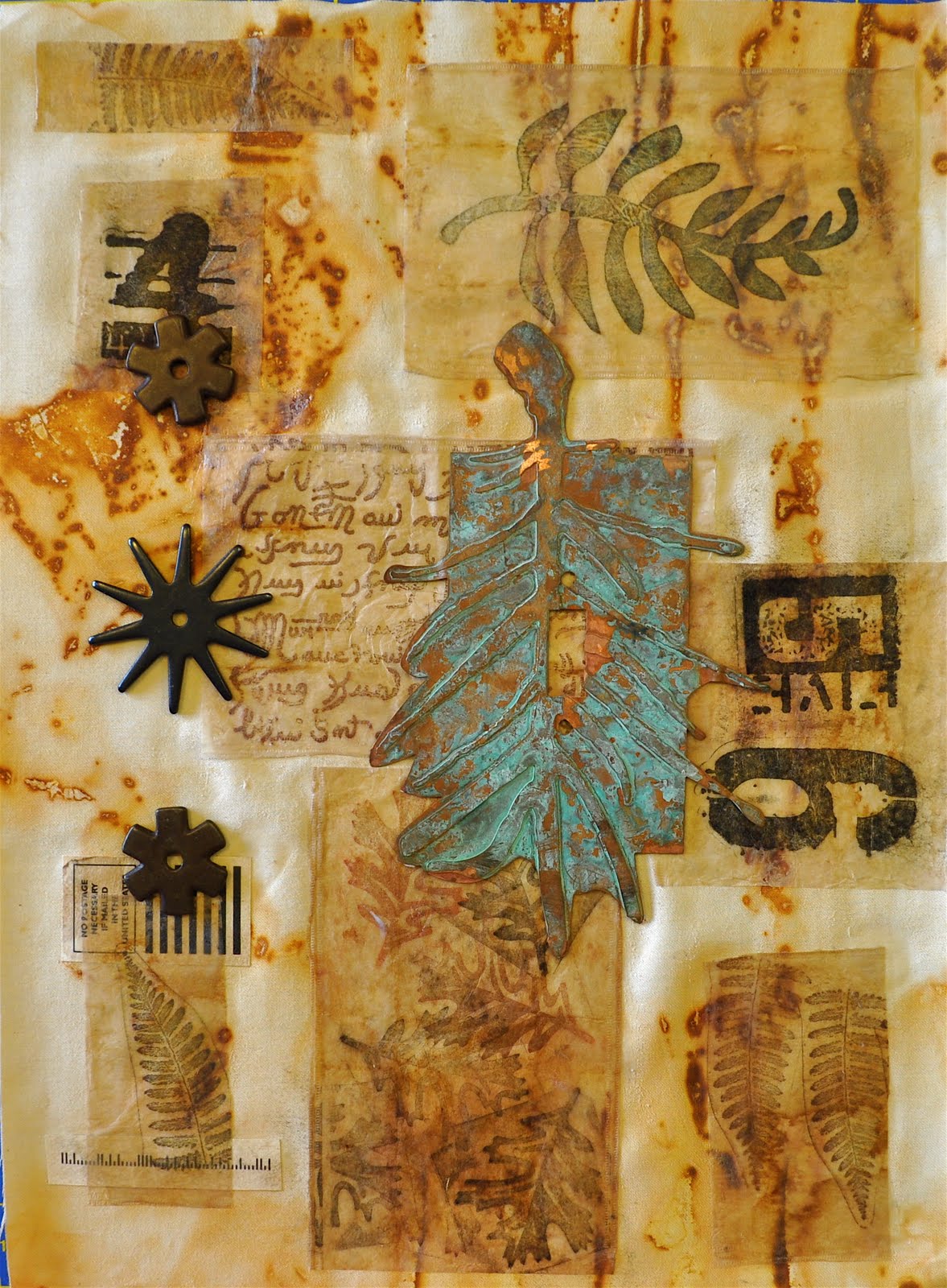 LuAnn Kessi Mixed Media.......New Class Sample