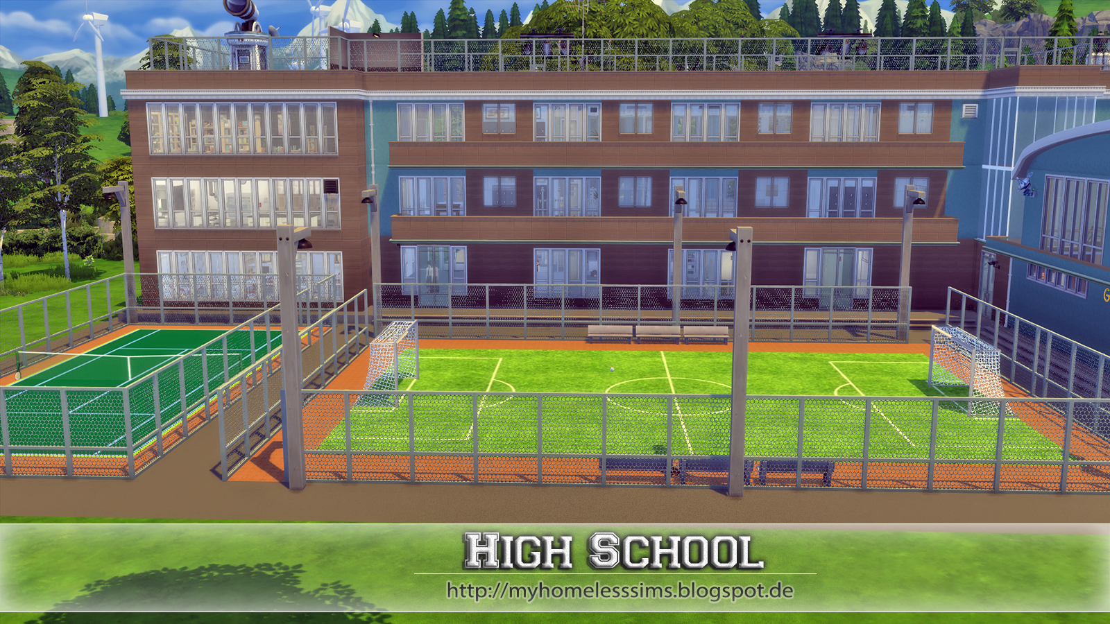 Sims 4 High School Lot Sims 4 High School Lot