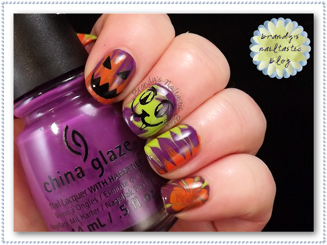 Brandy's Nailtastic Blog: 40 Great Nail Art Ideas - Orange, Purple and ...
