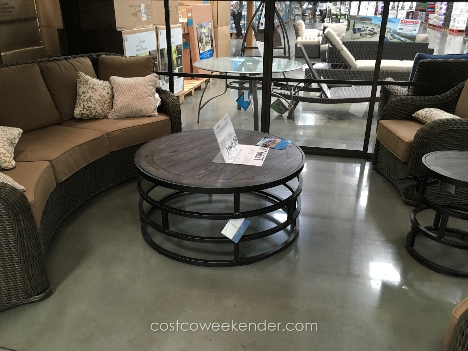 Sunbrella 5piece Woven Seating Group Costco Weekender