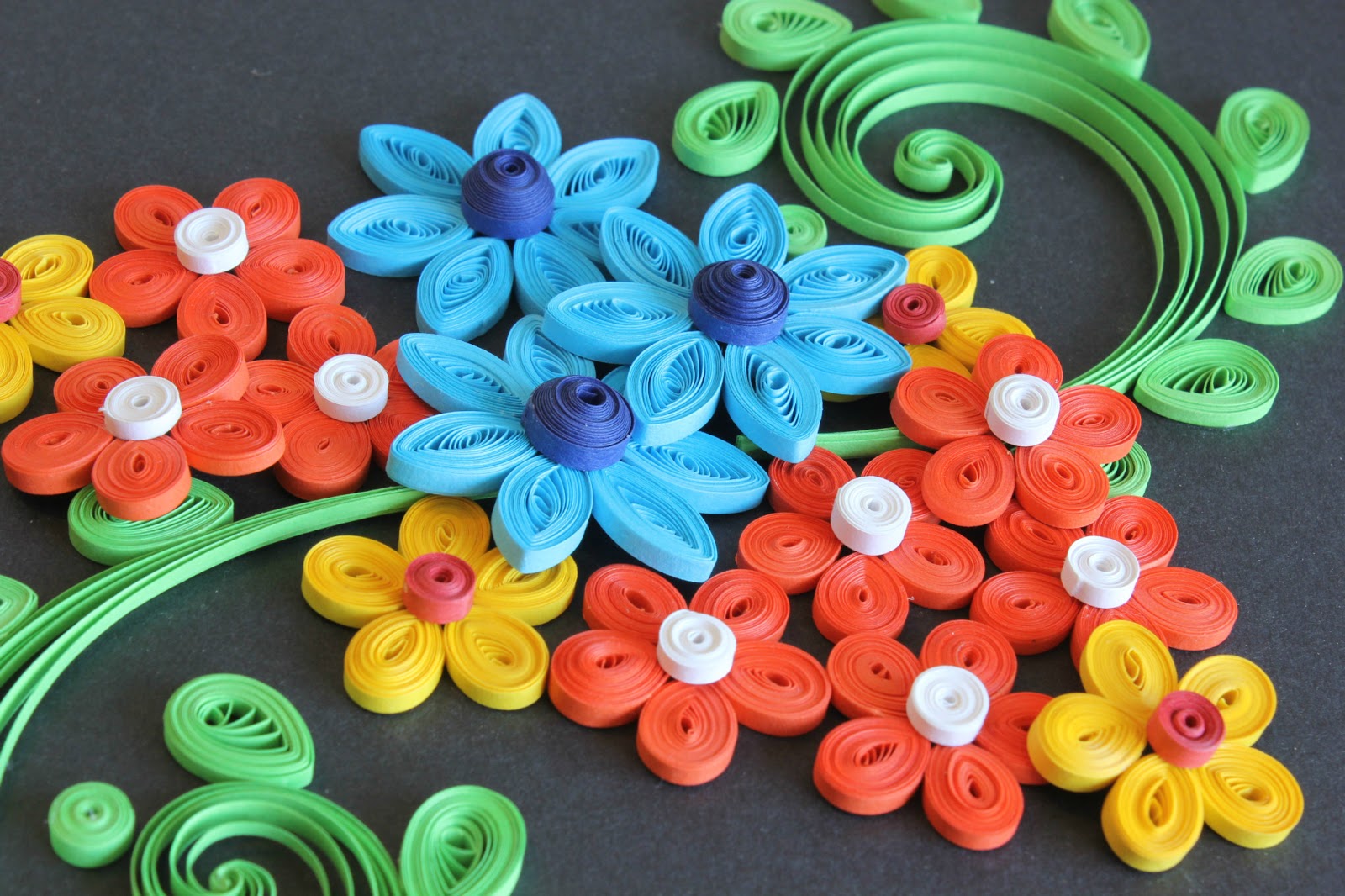 Glitters...My Creation: Quilled wall art