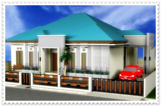 Contoh Rumah Minimalis Modern 1 Lantai Wallpaper HD Keren