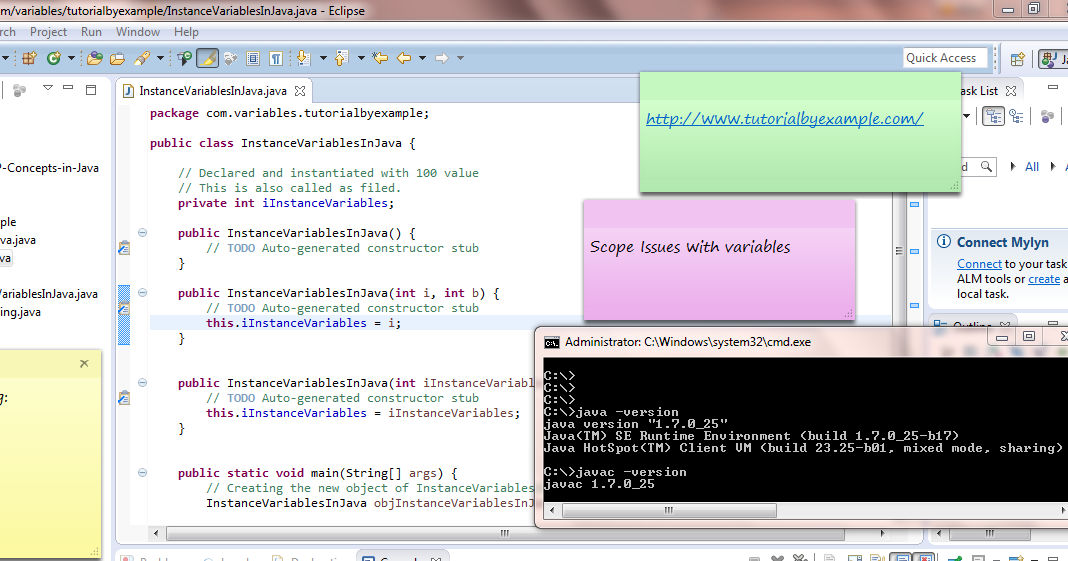 IT Tools and Technologies with Examples: About Instance Variable In ...
