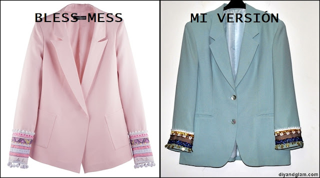 DIY chaqueta inspirada en Bless the Mess