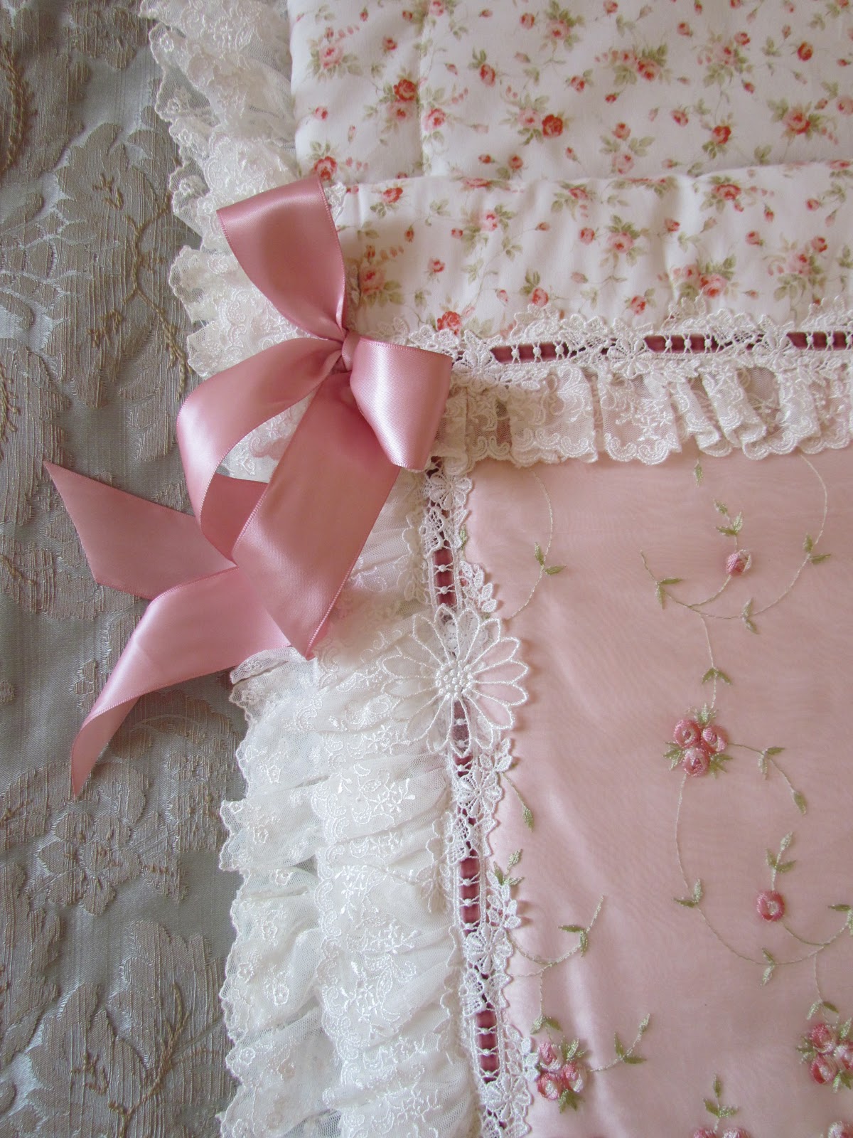 Angela Lace Six New Baby Pouches