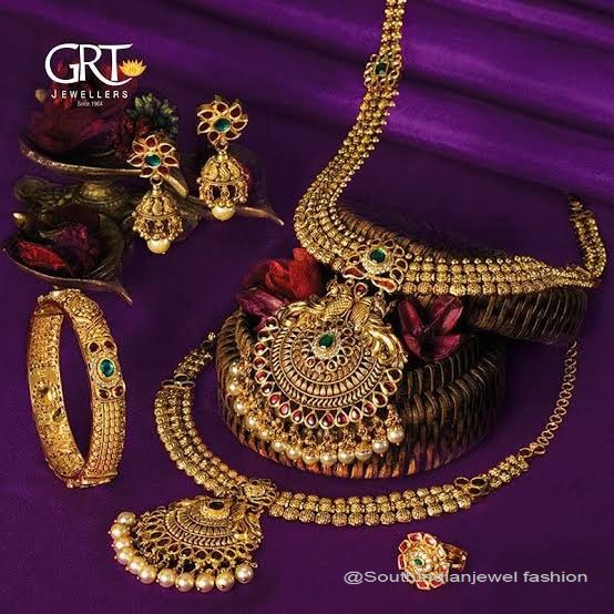 15 Stunning Gold Jewellery Designs from GRT Grand chennai.